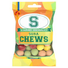 S M&auml;rke S-M&auml;rke Chews Sura 18 X 70 G