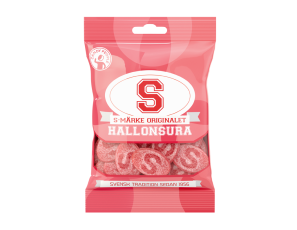 S M&auml;rke S-M&auml;rke Original Hallonsura 18 X 80 G