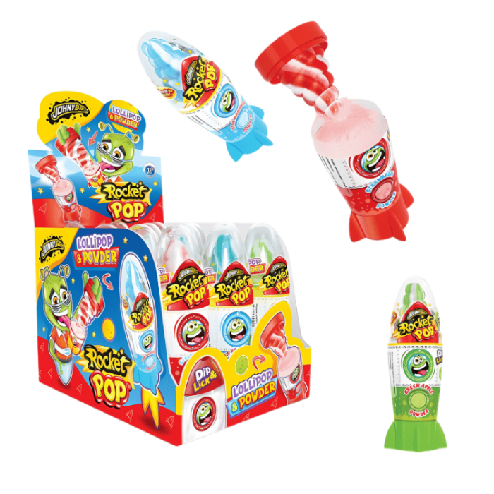 Johny Bee Johny Bee Rocket Pop 12 X 50 G