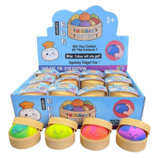  Rainbow Mystery Squishy Bun Tie Dye 24 ST