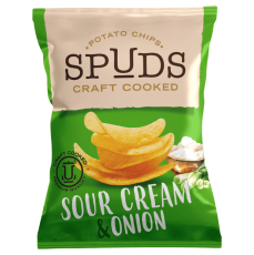  Spuds Chips Sourcream & Onion 12 X 145 G