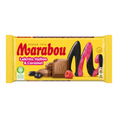 Marabou MAR Lakrits, Hallon & Caramel 17 X 185 G