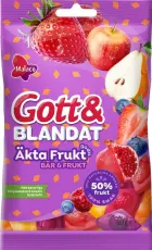 Malaco MAL G&B &Auml;kta Frukt B&auml;r & Frukt 36 X 100 G