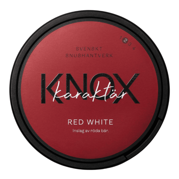  Knox Karaktär Red White Portion/19,2 g