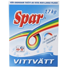 Spar Spar Tvättmedel Vit 4 X 1,7 KG