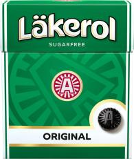 L&auml;kerol L&auml;kerol Orginal Gr&ouml;n Sockerfri 48 X 25 G