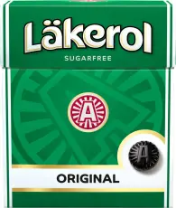 L&auml;kerol L&auml;kerol Orginal Gr&ouml;n Sockerfri 48 X 25 G