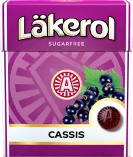 L&auml;kerol L&auml;kerol Cassis Sockerfri 48 X 25 G