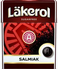 L&auml;kerol L&auml;kerol Salmiak Sockerfri 48 X 25 G