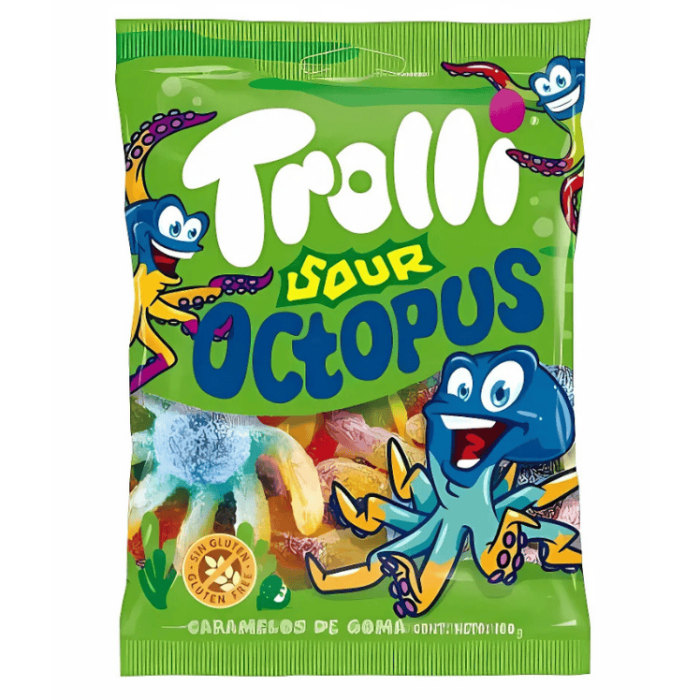 Trolli Trolli Sour Octopus 12 X 100 G