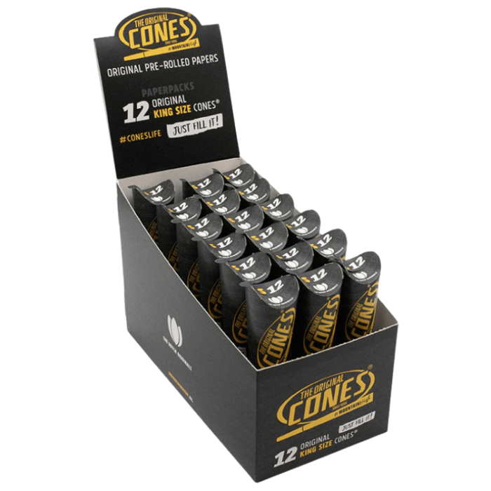  Cones Kingsize Display 18 X 12-Pack