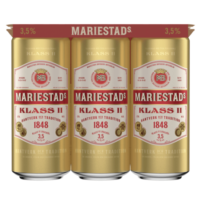 Spendrups ÖL Mariestads 3,5% 24 X 50 CL