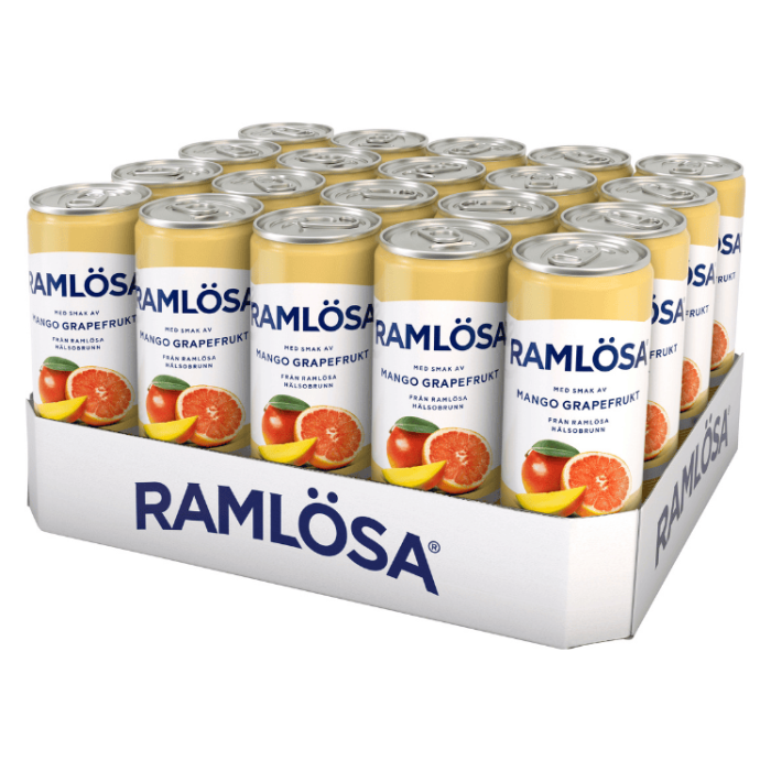 Ramlösa Ramlösa Mango Grapefrukt 20 X 33 CL