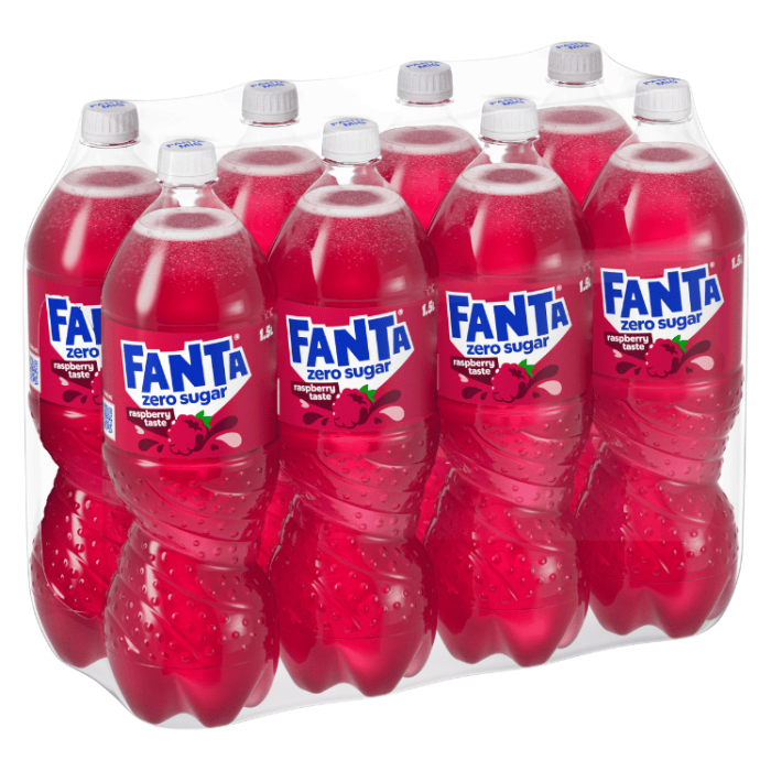 Fanta Fanta Zero Raspberry 8 X 1,5 L