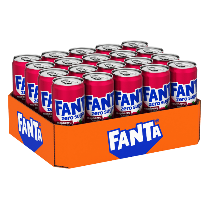 Fanta Fanta Zero Raspberry 20 X 33 CL