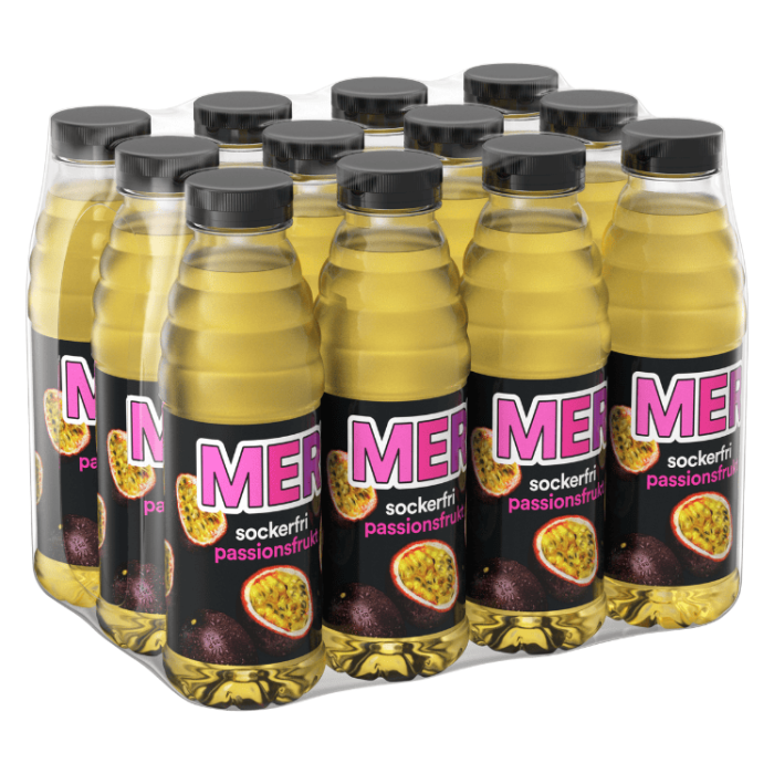 Mer Mer Passionsfrukt sockerfri 12 X 50 CL