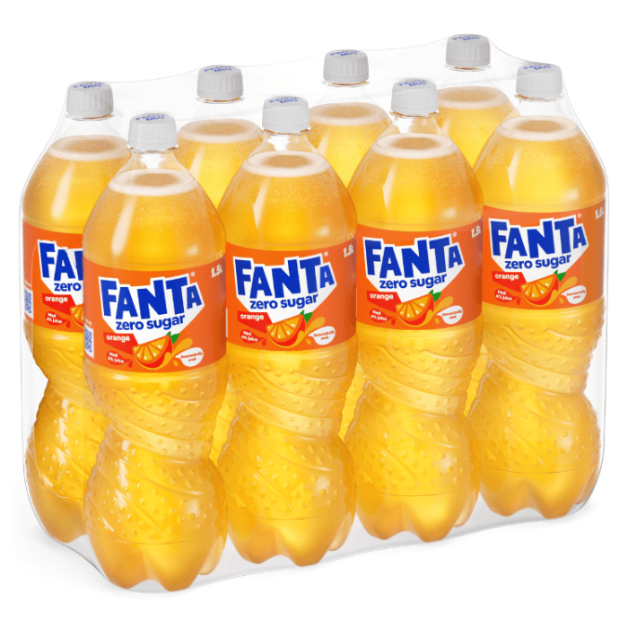 Fanta Fanta Zero Orange 8 X 1,5 L