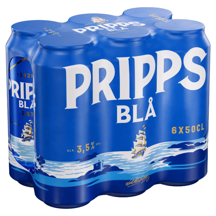Carlsberg ÖL Pripps Blå 3,5% 24 X 50 CL