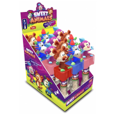  Sweet Animals Sticker Dispenser 12 X 10 G