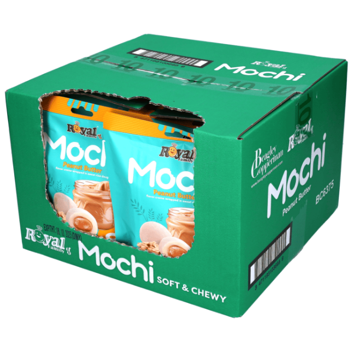  Royal Family Mochi Peanut Butter 12 X 120 G