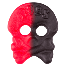 Bubs Bubs Raspberry Salty Licorice Skalle 4 KG