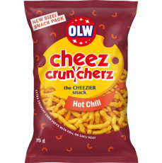  OLW Cheez Cruncherz Hot Chili 45 X 75 G