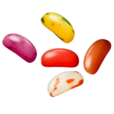  CLO P&M Sour Jelly Bean 4 X 1,25 KG