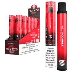  REV MAX 14 MG Strawberry Split 10-PACK