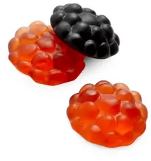  HAR DK Vingummi Hindbaer Brombaer 2 X 2 KG