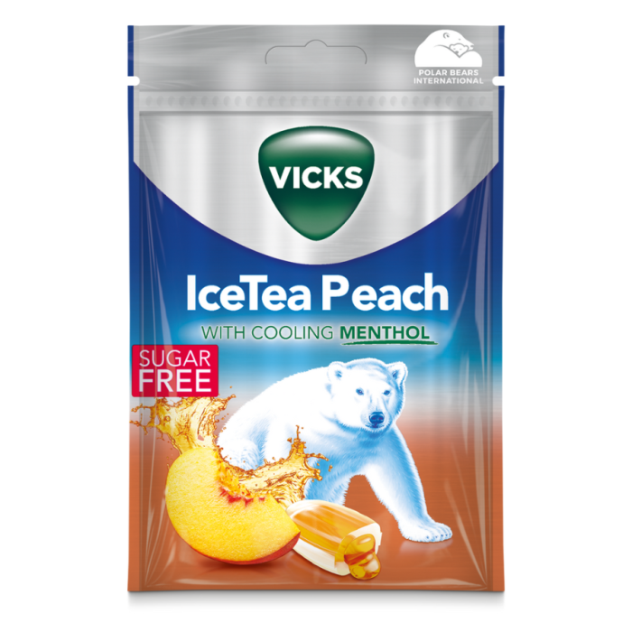  Vicks Ice Tea Peach 20 X 72 G
