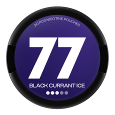 77 snus 77 Black Currant Ice Slim Medium All White