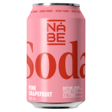  N&Aring;BE Pink Grapefruit Soda 12 X 33 CL
