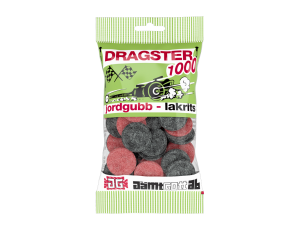  ACT Dragster 1000 Jordgubb Lakrits 50 X 70 G