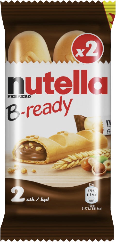 Nutella B-ready T2 24 X 44 G - Samgross.se